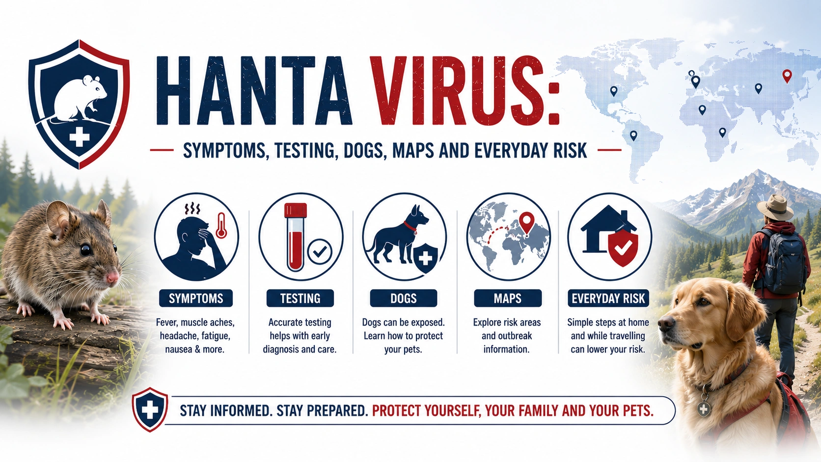 Hanta Virus: Symptoms, Testing, Dogs, Maps and Everyday Risk