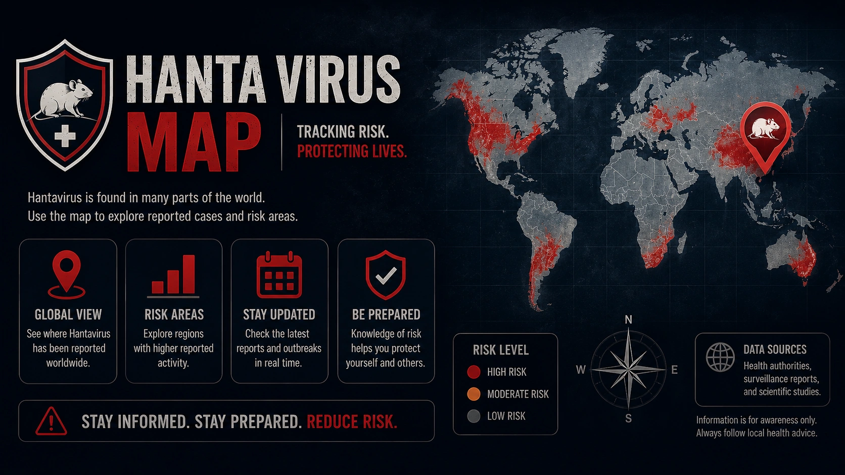 Hanta Virus Map